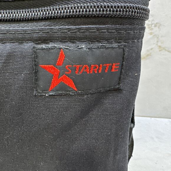 80's Vintage Cassette Tape Tote Case Holds 60 Tapes! Nylon w/ Strap *STARITE* - Picture 2 of 8